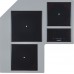 Foster CASTONE CORNER HOB 3Z BLK