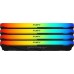 Kingston Fury Beast RGB, DDR4, 64 GB, 3600MHz, CL18 (KF436C18BB2AK4/64)