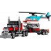 LEGO Creator 3-в-1 Грузовик с бортовой платформой и вертолетом (31146)