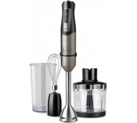 Black&Decker BLENDER RĘCZNY BXHBA-1200E TYTANOWY (1200W, TRZEPACZKA, ROZDRABNIACZ, KUBEK)