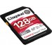 SD  Kingston Canvas React Plus SDXC 128 GB Class 10 UHS-II/U3 V60 (SDR2V6/128GB)