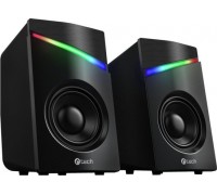 C-Tech C-TECH reproduktory SPK-15, 2.0, RGB, černá