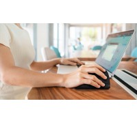 Evolveo EVOLVEO Vertikální myš TwinVerti, Ergonomická myš, 2.4GHz, Bluetooth, černá