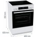  Gorenje GEC6C40WD, cooker (white)