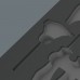 Wera Wera 9813 foam insert for hex screwdriver set 1, empty (black/grey, for Tool Rebel workshop trolley)