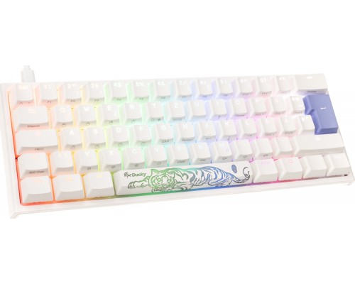 Ducky Ducky One 2 Pro Mini White Edition Gaming Keyboard, RGB LED - Cherry Brown