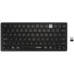 Kensington Kensington Multi-Device Dual Wireless Compact Keyboard - Tastatur - kabellos - 2.4 GHz, Bluetooth 3.0, Bluetooth 5.0 - Englisch - Schwarz