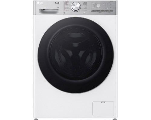 LG LG | Skalbimo mašina | F2WR909P3W | Energy efficiency class A-10% | Front loading | Skalbimo talpa 9kg | 1200 RPM | Gylis 47.5 cm | Plotis 60 cm | LED | Steam function | Direct drive | Wi-Fi | Baltas