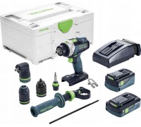 Festool Quadrive TPC 18/4 5,2/4,0 I-Set/XL 18 V 2 x akumulator 4 / 5.2 Ah
