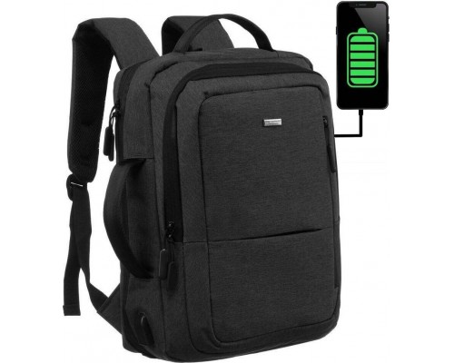 Peterson Plecak Podróżny Z Miejscem Na Laptopa I Portem Usb Lumarko!