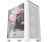 Darkflash DRX70 Mesh RGB biała + 4 wentylatory