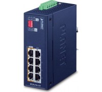 Switch Planet PLANET IP30 Industrial 4-port Gigabit Ethernet (10/100/1000) Support PoE Blue
