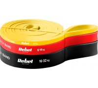 Rebel Gumiju komplekts - Power Band PLs-1, 4-32 kg, 3 gumijasijas,  REBEL ACTIVE