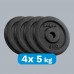 Rebel Set obciążeń cast ironch 4x5kg Active
