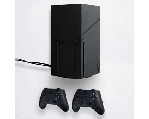 Techly Floating Grip Wandhalterung XBOXSX 2xController schwarwith