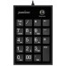 Perixx PERIPAD-202 H, USB number pad with 2-port hub, black