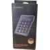 Perixx PERIPAD-202 H, USB number pad with 2-port hub, black