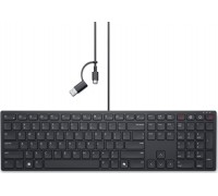 Dell Dell | Collaboration Keyboard | KB525C | Keyboard | Wired | US (QWERTY) | Black | USB-C