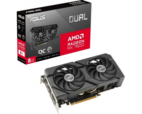 Asus Dual Radeon RX 7600 EVO OC 8GB GDDR6 (DUAL-RX7600-O8G-EVO)