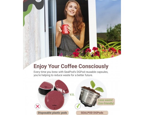Reusable capsules compatible with Nespresso(r) Sealpod Classic Edition