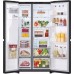 LG Refrigerator | GSLC41EPPE | Energy efficiency class E | Free standing | Side by side | Height 179 cm | Fridge net capacity 420 L | Freezer net capacity 221 L | Display | 36 dB | Black