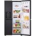 LG Refrigerator | GSLC41EPPE | Energy efficiency class E | Free standing | Side by side | Height 179 cm | Fridge net capacity 420 L | Freezer net capacity 221 L | Display | 36 dB | Black