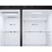 LG Refrigerator | GSLC41EPPE | Energy efficiency class E | Free standing | Side by side | Height 179 cm | Fridge net capacity 420 L | Freezer net capacity 221 L | Display | 36 dB | Black
