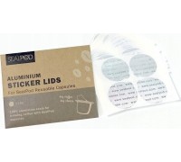 Aluminum sticker lids for reusable capsules Sealpod Nespresso, 100 pcs.