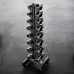 HMS Dumbbells CHD 16 x Various types of loads included (72 kg) + Stojak STR36