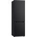 LG Refrigerator | GBV3100EEP | Energy efficiency class E | Free standing | Combi | Height 186 cm | No Frost system | Fridge net capacity 234 L | Freezer net capacity 110 L | Display | 35 dB | Dark Graphite