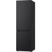 LG Refrigerator | GBV3100EEP | Energy efficiency class E | Free standing | Combi | Height 186 cm | No Frost system | Fridge net capacity 234 L | Freezer net capacity 110 L | Display | 35 dB | Dark Graphite