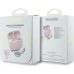 TWS Guess Glossy Effect Printed Classic Logo & Charm Pink Headphones