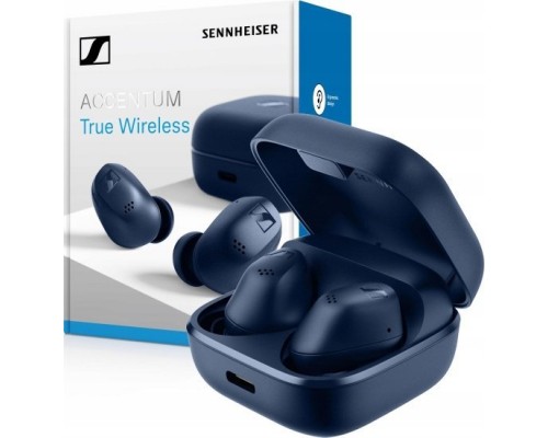 Sennheiser  Earbuds, Accentum True-Wireless, Blue, High Performance Driver, 28 Hours