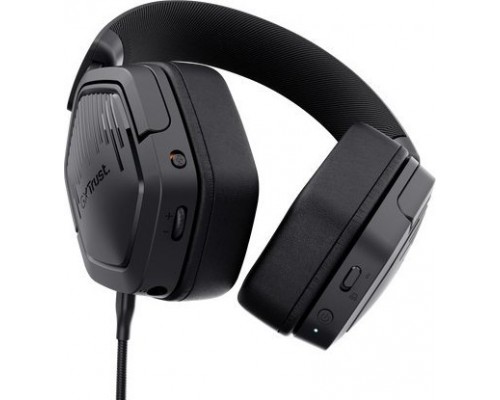 Trust TRUST Gaming sluchátka GXT 493 Carus, Bluetooth, 2.4GHz, czarny