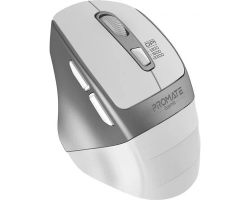Promate Samit Silent Click Ergonomic Wireless Mouse 2.4GHz / 2200 DPI