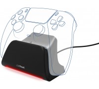 TRUST GXT 255 Quick charge stand for PS5 controllers - Black