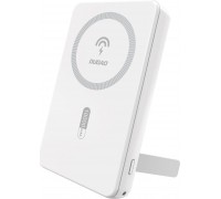 Dudao K14S+ 10000mAh 20W USB-A / USB-C / MagSafe z podstawką - biały