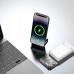 Dudao K14S+ 10000mAh 20W USB-A / USB-C / MagSafe z podstawką - biały