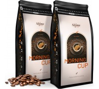 SkimaCoffee Zestaw 1kgX2 MORNING CUP 100% ARABICA Świeżo Palona do ekspresu