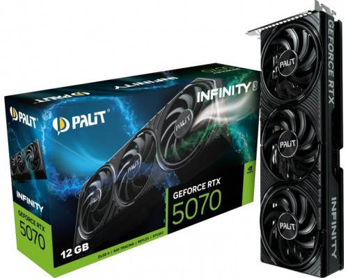 Palit GeForce RTX 5070 Infinity 3 12GB GDDR7 DLSS4 (NE75070019K9-GB2050S)