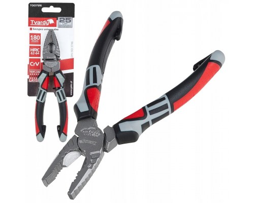 Szczypce uniwersalne 180mm CrV (6/60)