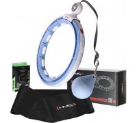 ZESTAW HULA HOP MAGNETYCZNY BLUE HHM15 Z LICZNIKIEM HMS + PAS BR163 BLACK PLUS SIZE