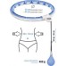 ZESTAW HULA HOP MAGNETYCZNY BLUE HHM15 Z LICZNIKIEM HMS + PAS BR163 BLACK PLUS SIZE