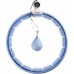 ZESTAW HULA HOP MAGNETYCZNY BLUE HHM15 Z LICZNIKIEM HMS + PAS BR163 BLACK PLUS SIZE