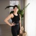 ZESTAW HULA HOP MAGNETYCZNY BLUE HHM15 Z LICZNIKIEM HMS + PAS BR163 BLACK PLUS SIZE