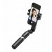 Gimbal Statīvs Pašportreta nūja LED lampa + Pults priekš telefonu / AOCHUAN M1 PRO