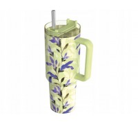 Quokka Stream -   of steel stainlessj 1200 ml with a straw (Matcha)