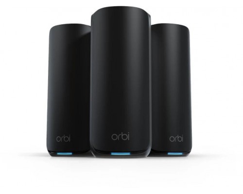 NETGEAR Orbi 870 Trójpasmowy (2,4 GHz / 5 GHz / 6 GHz) Wi-Fi 7 (802.11be) Czarny 4 Wewnętrzne