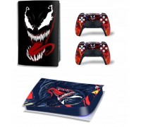 Naklejki Skórki na PlayStation 5 orawith  Pady Motyw Venom