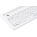 Gett GETT InduProof Smart Compact Silikon Tastatur IP68 wodoodporny można dezynfekować 86 Tasten Farbe: biały USB Layout: DE